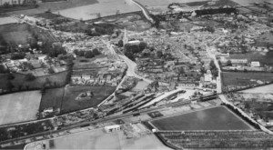 AOS P 1762 The town, railway station and goods yard, Holbeach, from the south, 1930 (2)