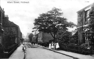 AOS P 1716 albert street postcard. year unknown holbeach