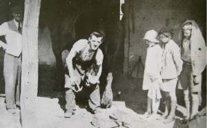 AOS P 1892  james william woodcock, blacksmith knigh street pinchbeck 1937. building demolished 60s