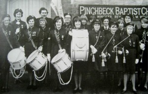 AOS P 1901 pinchbeck girls brigade, band dedication day 1965