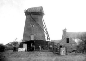 AOS P 3385 Tower mill, Deeping St James, with no sails or fantail