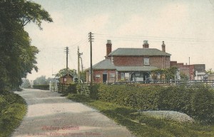 AOS P 3393 GEDNEY STATION, postcard, .1910 Published by E.R.Swain, Printer & Bookseller, Holbeach.