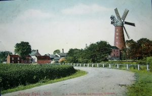 Postcard of Gedney Dyke Mill by E.R. Swain of Holbeach